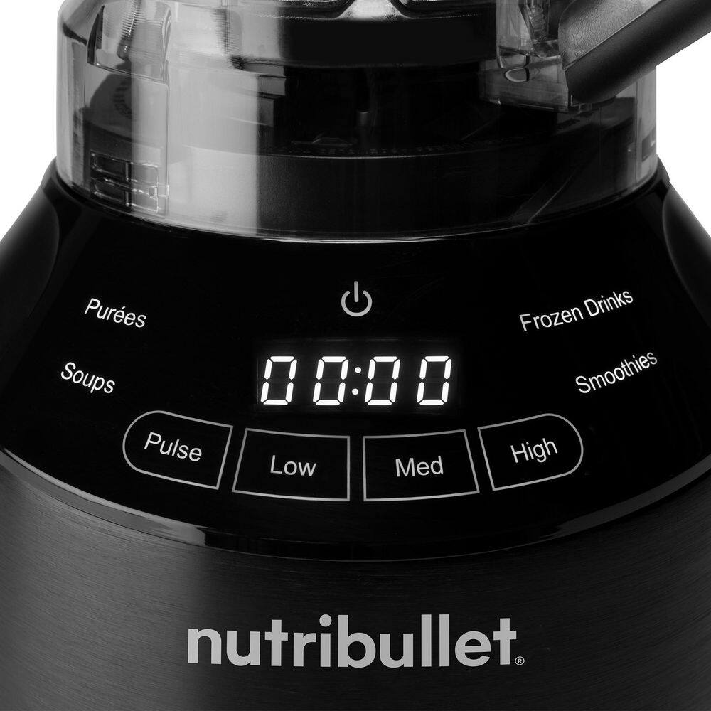 NutriBullet 56 oz. 3-Speed Black Smart Touch Blender NBF10420