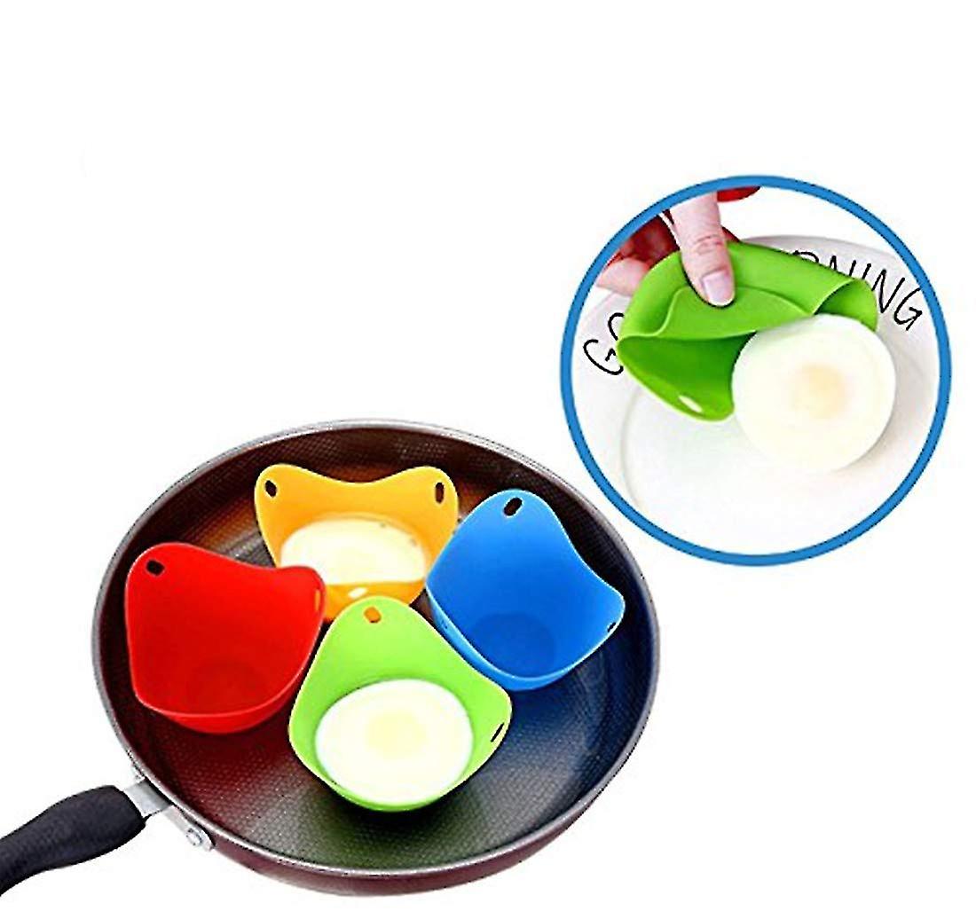 Silicone Egg Poacher Cups  Set Of 6 Cooking Perfect Poached Eggs