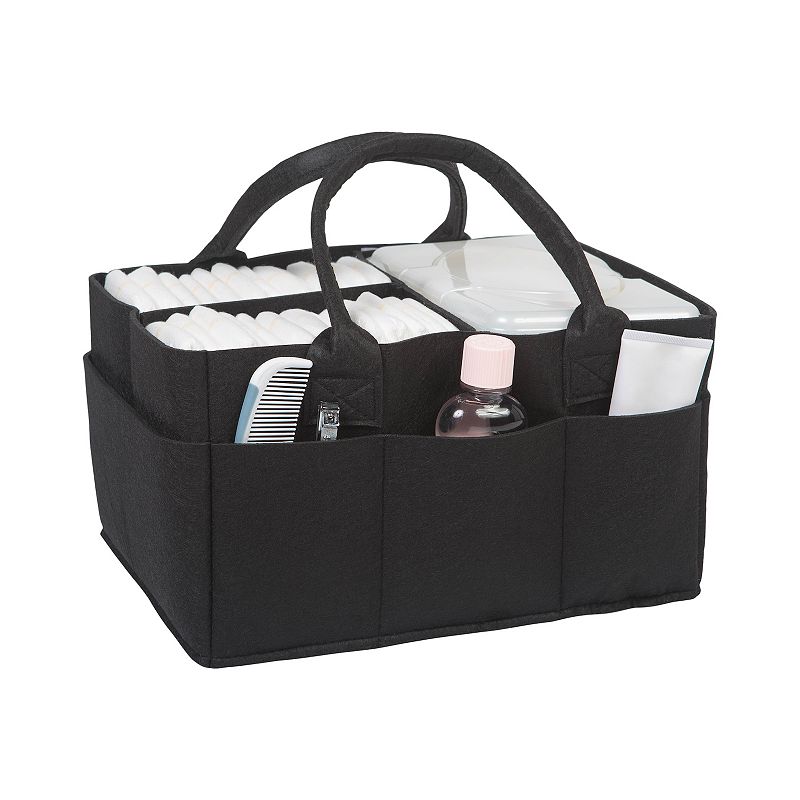 Sammy and Lou Black Felt Storage Caddy