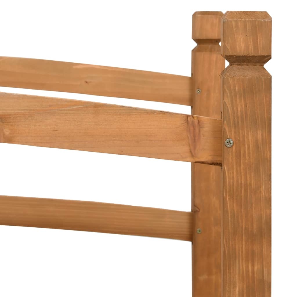 Henmomu Garden Bridge 55.1"x23.6"x23.6" Solid Firwood Garden Bridges