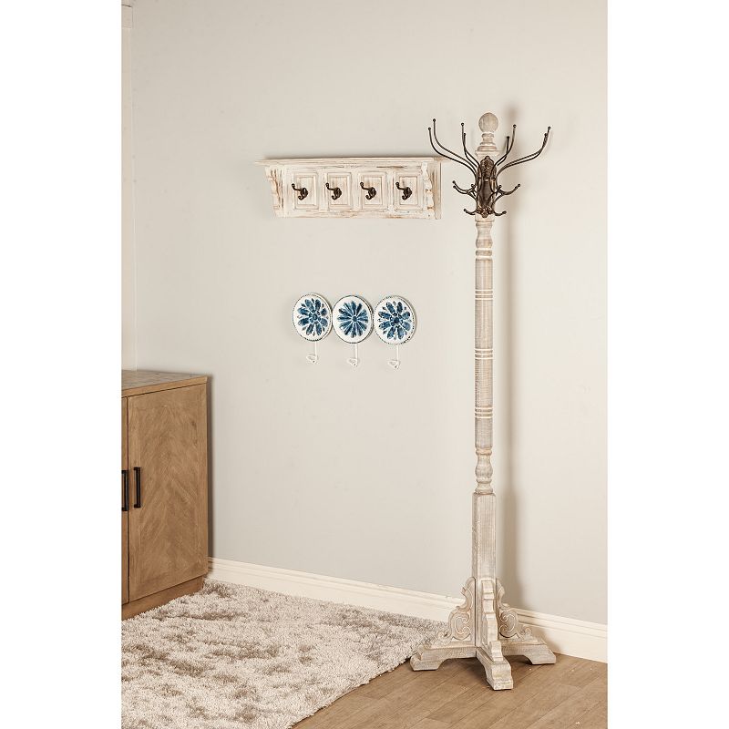 Stella and Eve Farmhouse Coat Rack Floor Decor