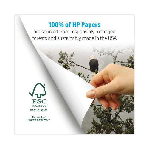 HP MultiPurpose20 Paper， 96 Bright， 20lb， 8.5 x 11， White， 500 Sheets/Ream， 5 Reams/Carton (115100)