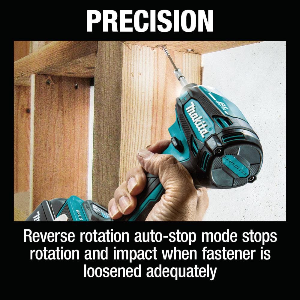 Makita 18V LXT Quick-Shift Mode 4-Speed Impact Driver Kit XDT19T from Makita