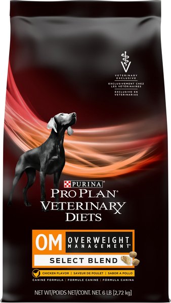 Purina Pro Plan Veterinary Diets OM Overweight Management Select Blend Chicken Flavor Dry Dog Food