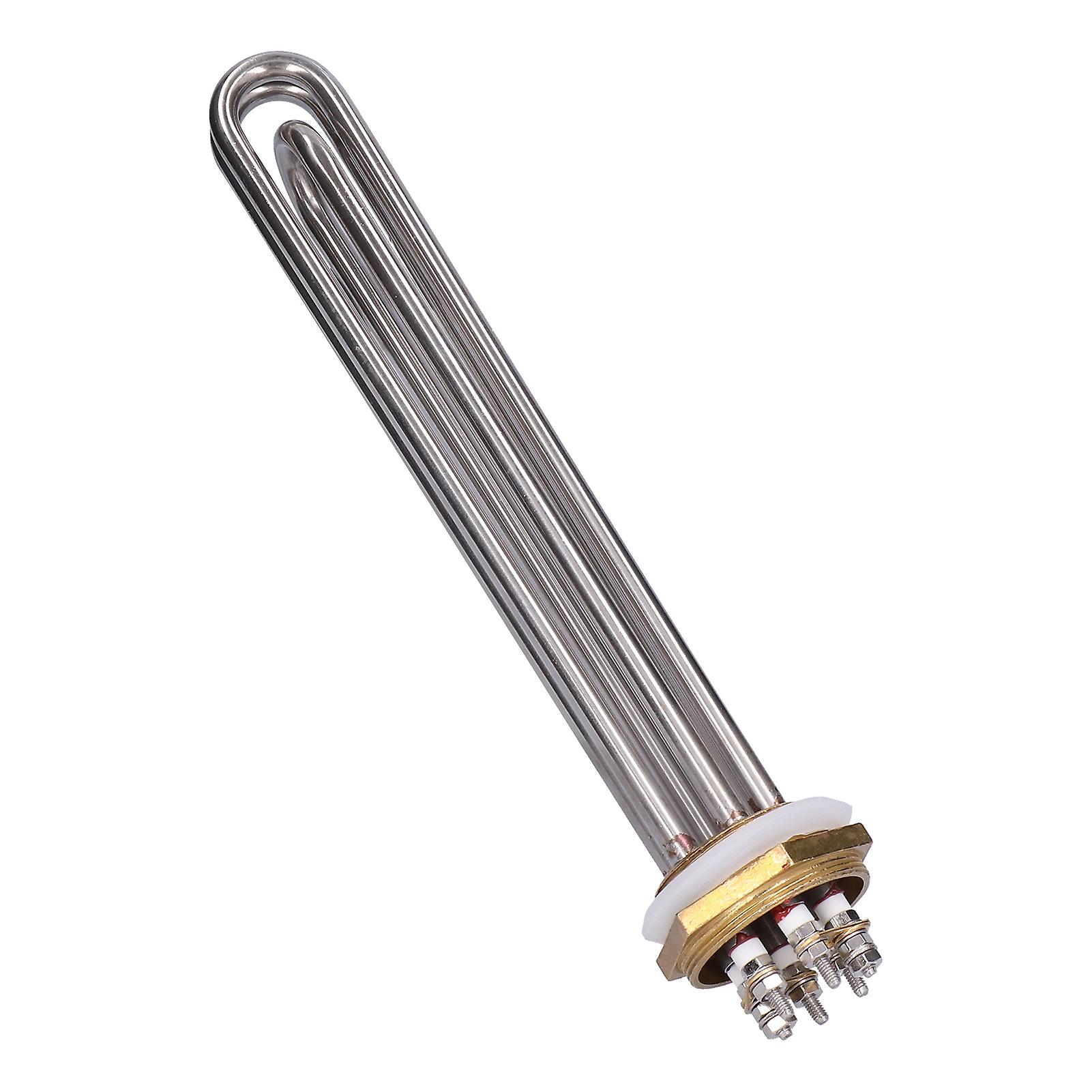 Heating Tube Electric Stainless Steel Rod Industrial Supplies Brass Thread Ac220/380v9kw 1.5in Bsp