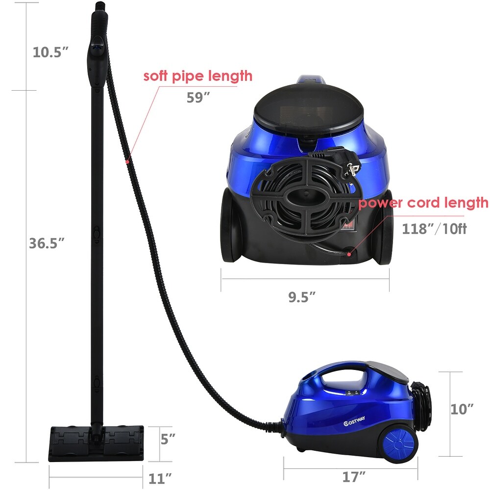 Costway 2000W Heavy Duty Steam Cleaner Mop Multi Purpose W/19