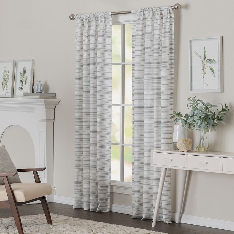 NATCO Shiloh Semi Sheer Window Curtain Panel