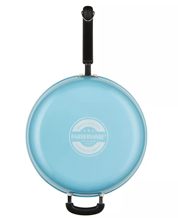 Farberware Ceramic Nonstick 12.5 Deep Frying Pan with Helper Handle