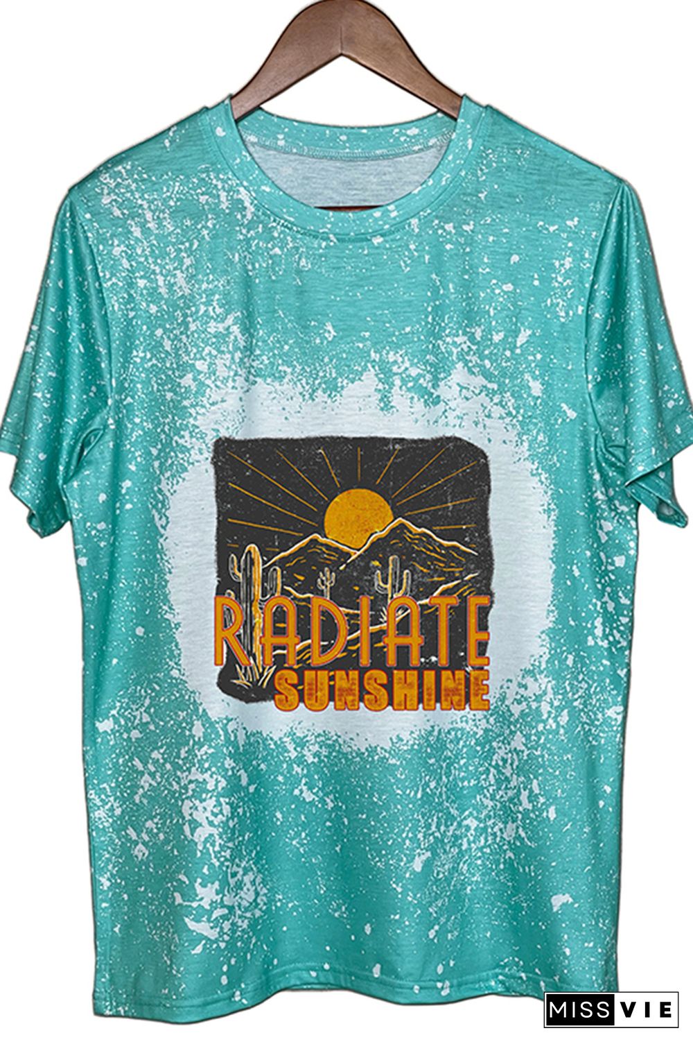 Radiate Sunshine Cactus Desert Print Tee Wholesale