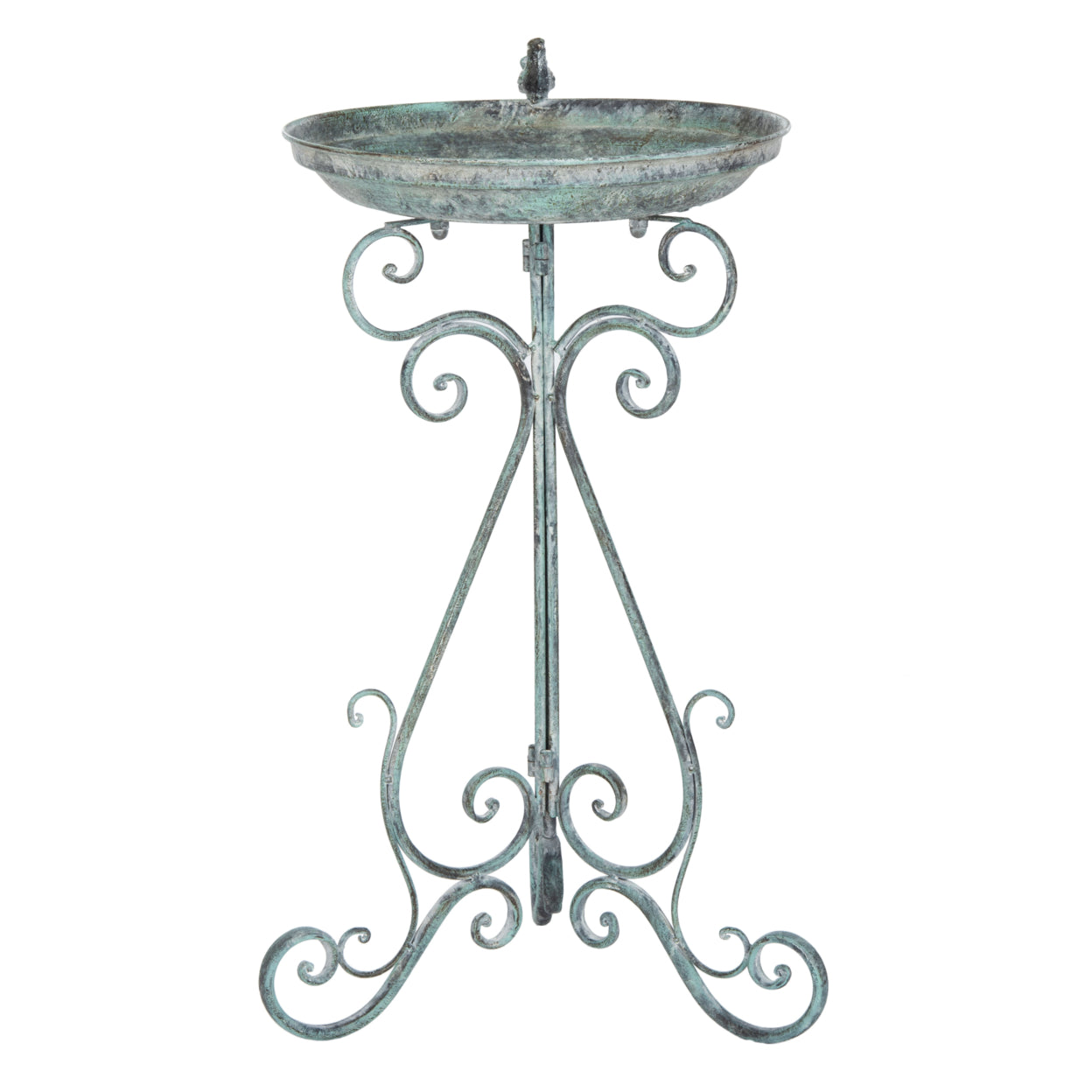 SAFAVIEH Outdoor Collection Ashlan Bird Bath Ant Dark Green