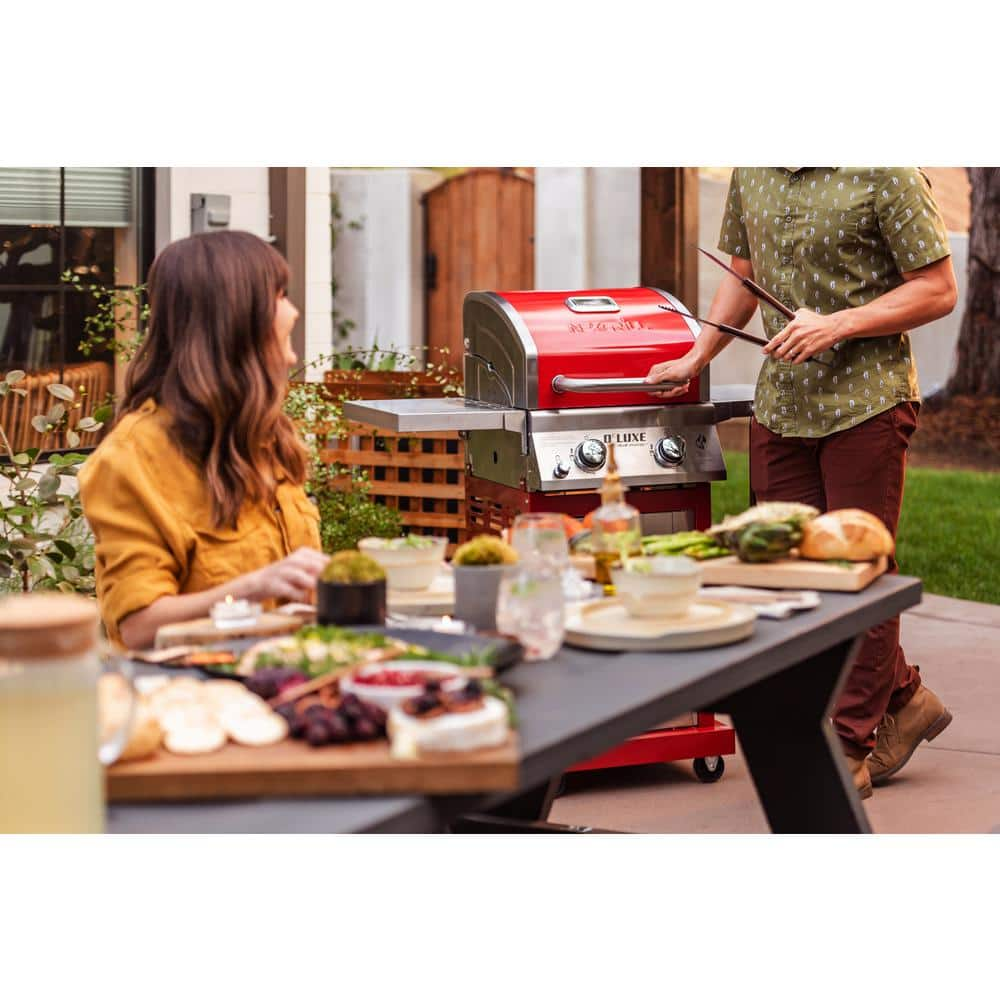 Nexgrill Deluxe 2-Burner Propane Gas Grill in Red 720-0864R