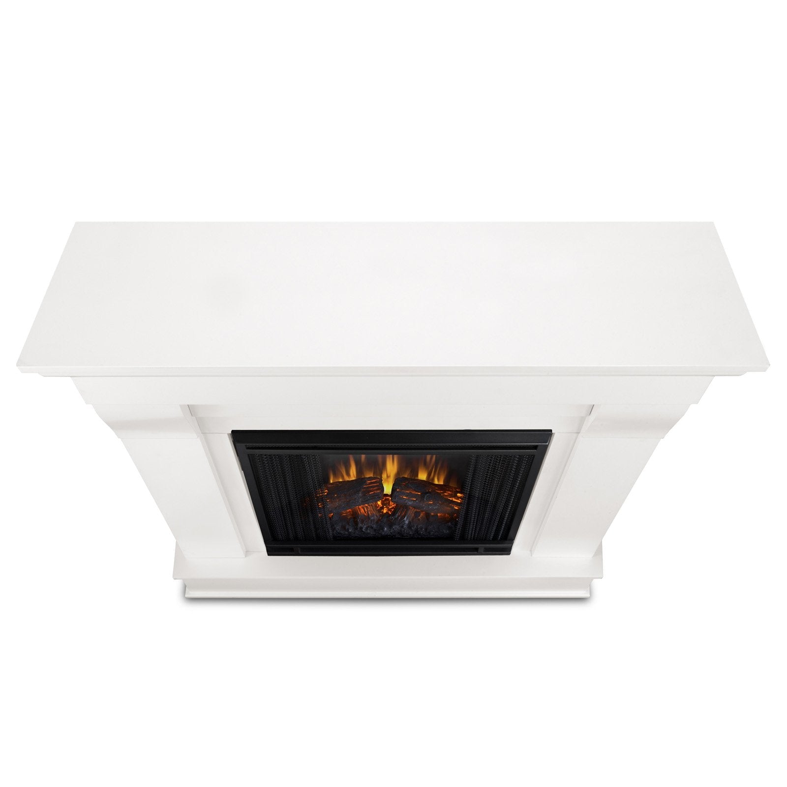 Chateau Electric Fireplace in White by Real Flame