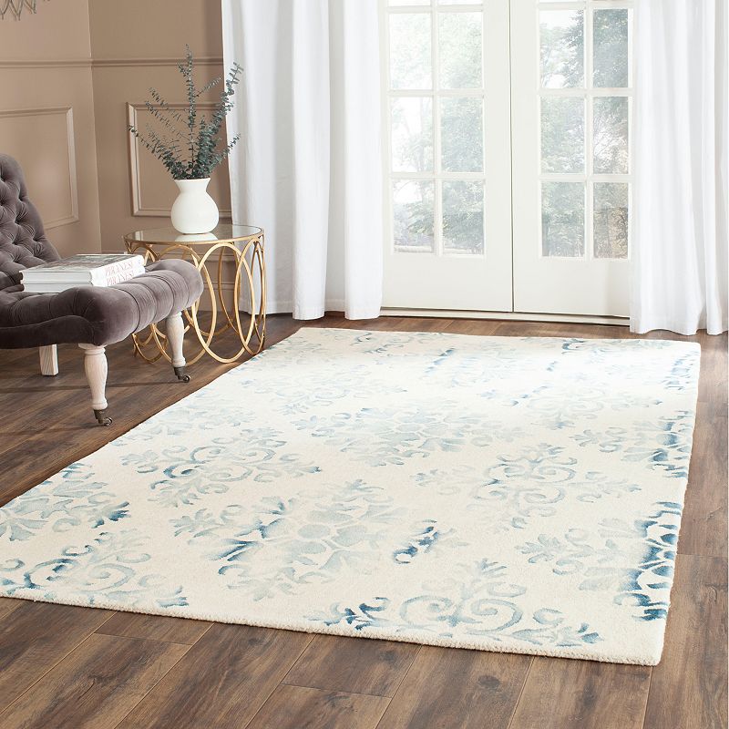 Safavieh Stamp Medallion Dip-Dyed Wool Rug