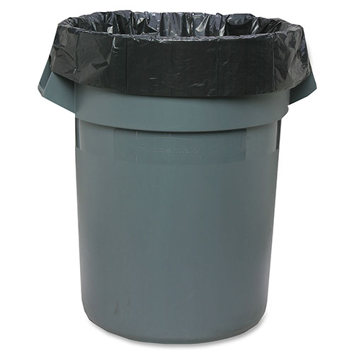 Genuine Joe Black Trash Bags | 16 Gallon， Case of 100 | GJO02431