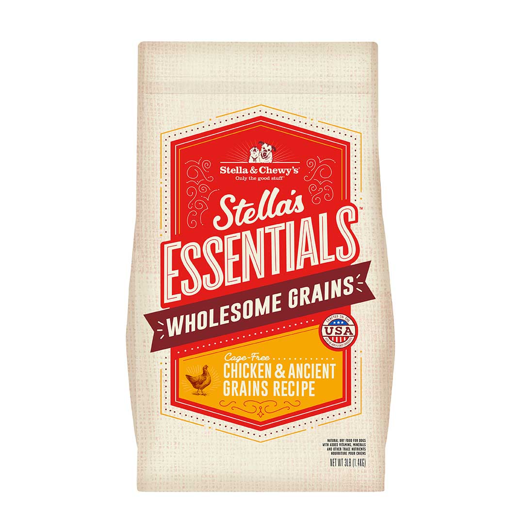 Stella  Chewys Essentials Grass-Fed Chicken  Ancient Grains Dry Dog