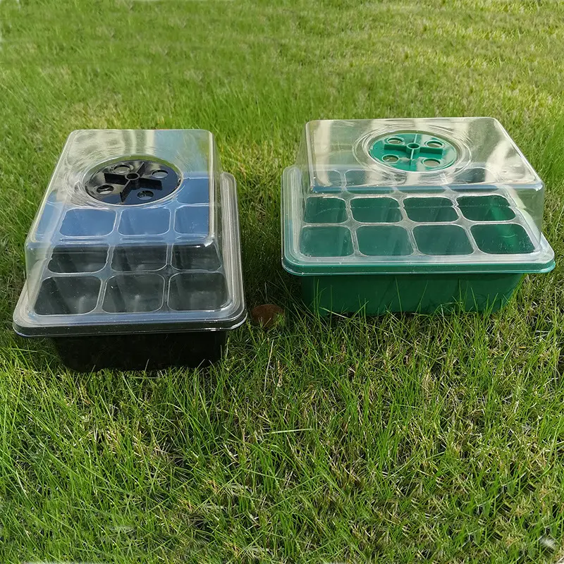 Gardening supplies 6 holes 12 holes with breathable hole seedling box seedling tray