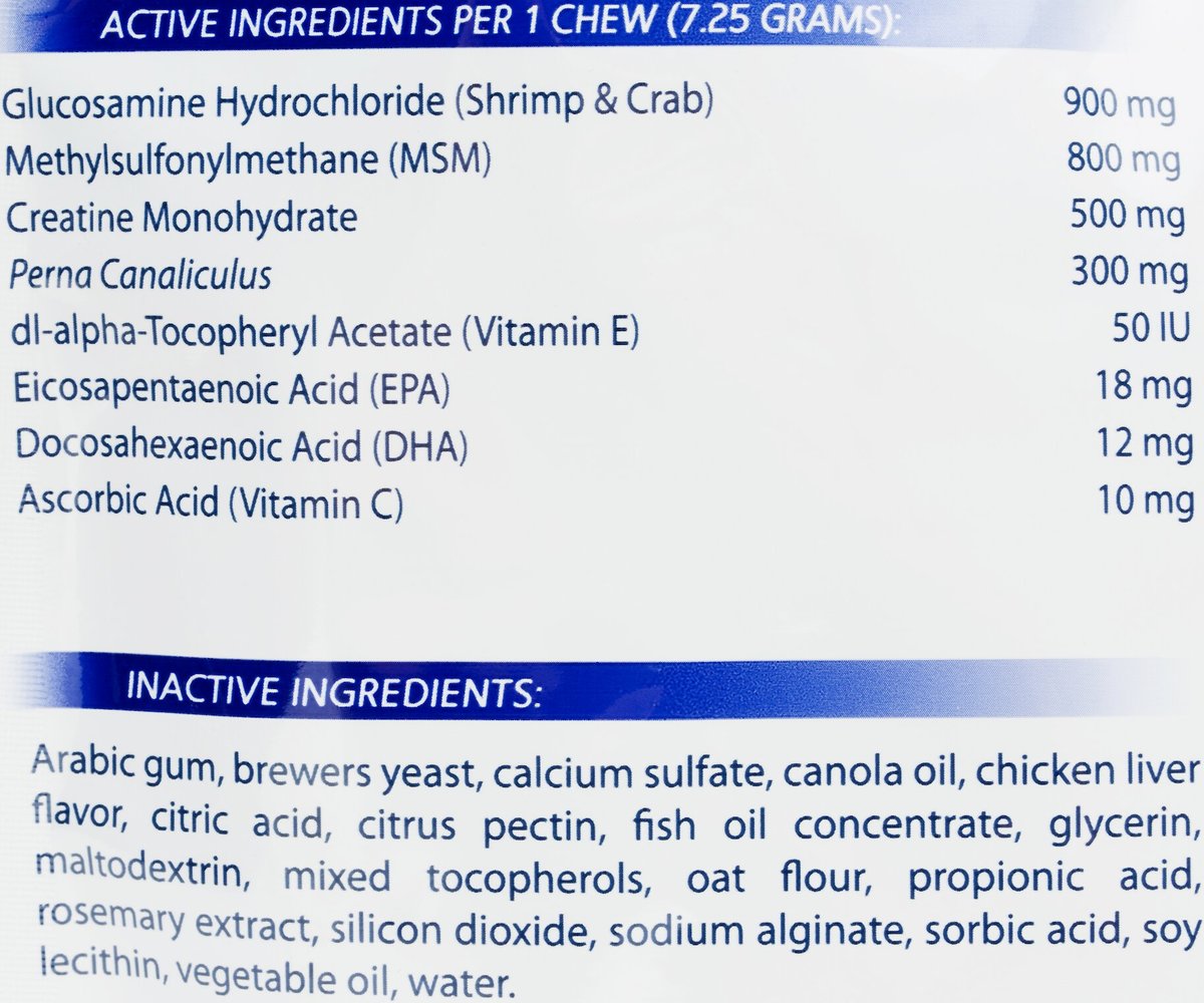 Vetoquinol Flexadin Plus Soft Chews Joint Supplement for Dogs