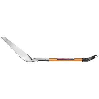 Husky 28 in. D-Grip Short Wood Handle Aluminum Scoop Shovel 77531-947