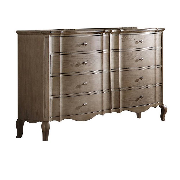 Chelmsford Dresser Antique Taupe Acme Furniture