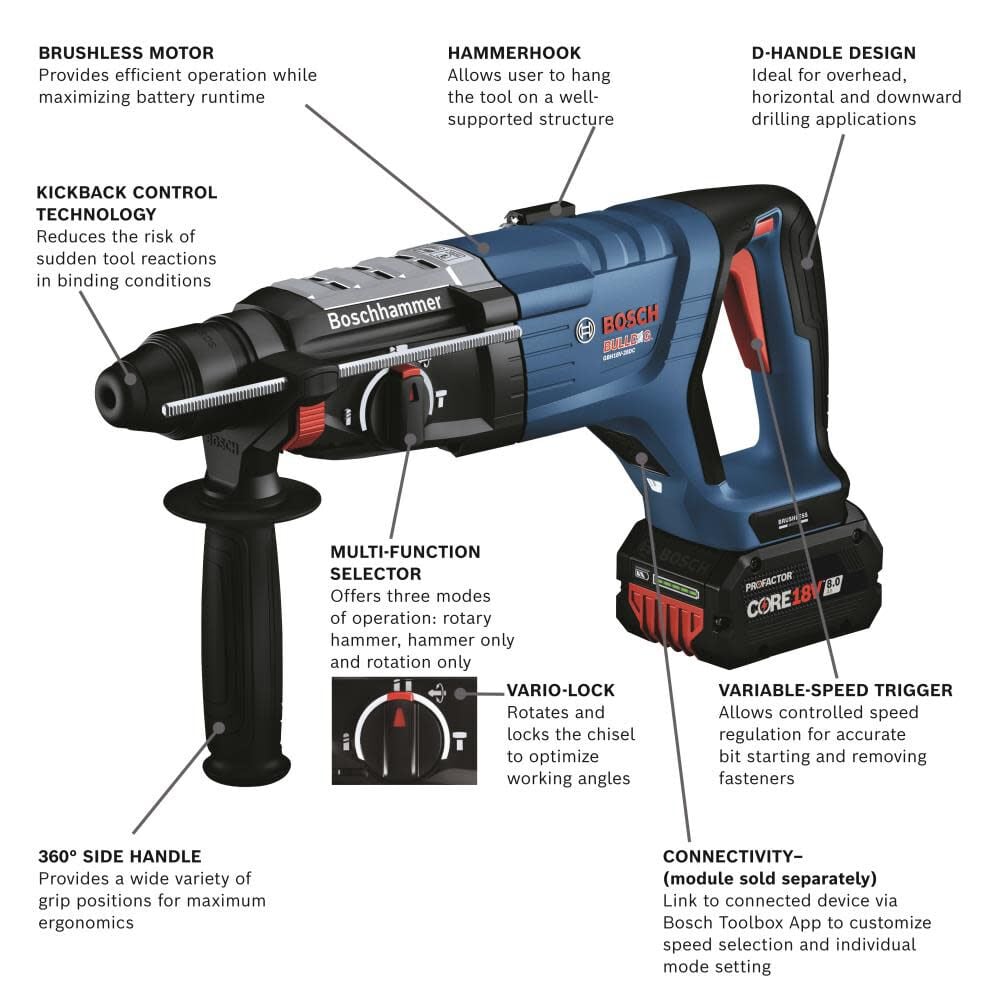 Bosch 18V Bulldog 1 1/8