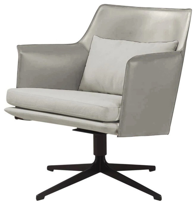 Pia Arm Chair  Light Gray   Contemporary   Armchairs And Accent Chairs   by Rustic Home Furniture Deco  Houzz