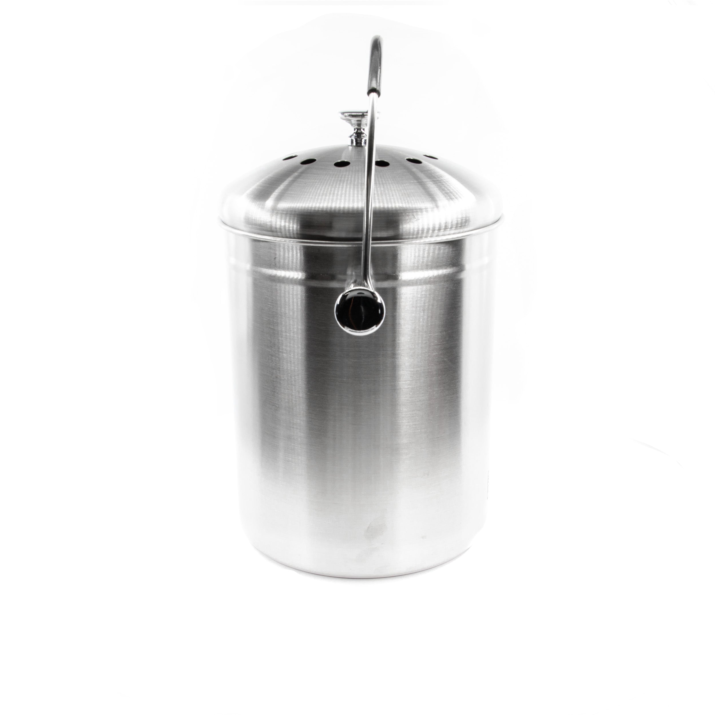 Countertop Compost Bin Stainless Steel 166 oz.