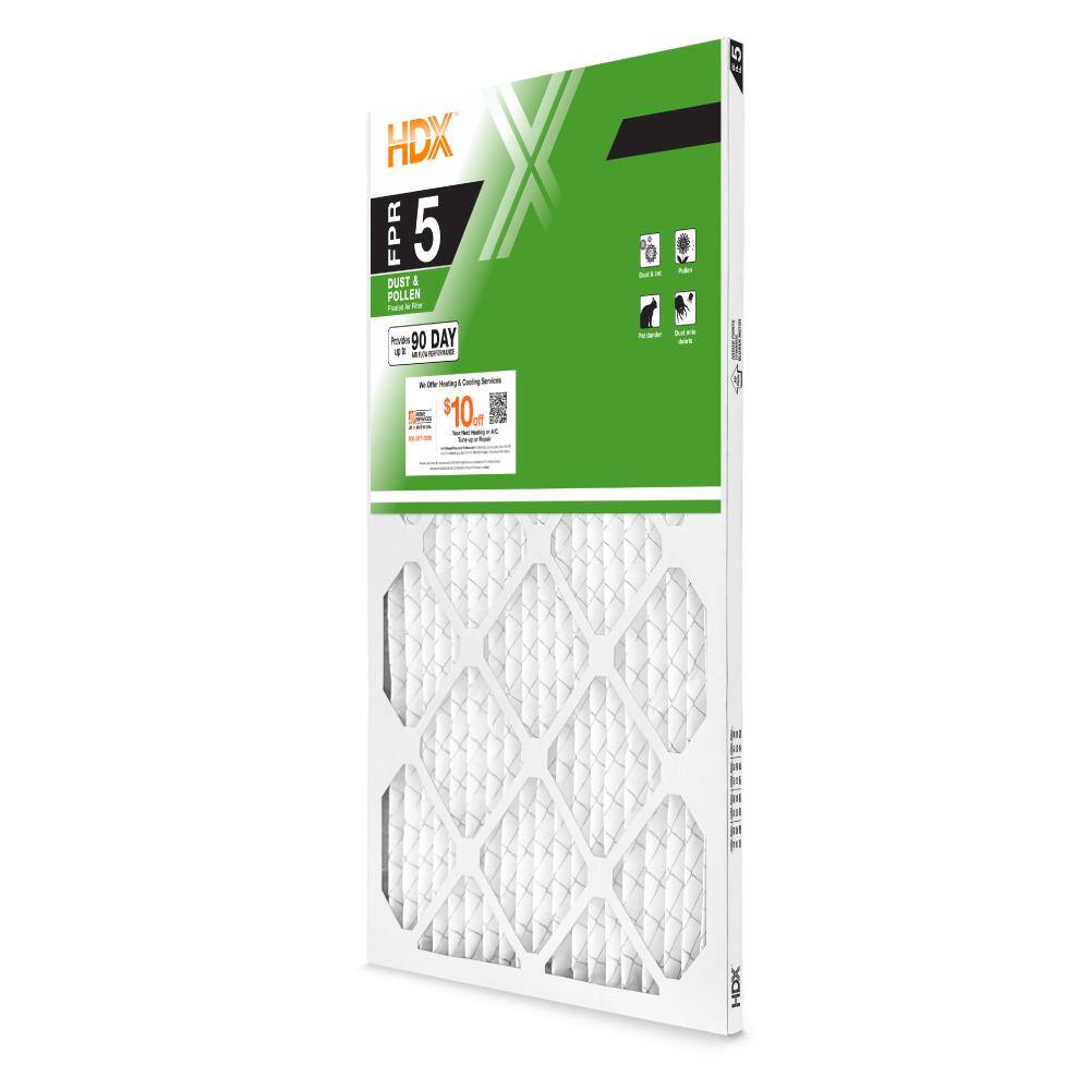 HDX 15 in. x 20 in. x 1 in. Standard Pleated Air Filter FPR 5 HDX1P5-011520