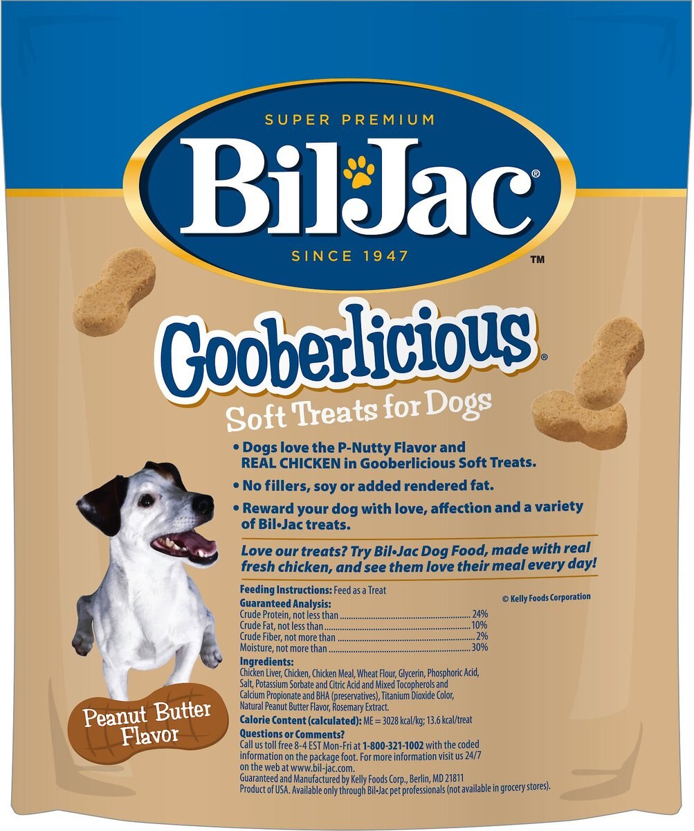 Bil-Jac Gooberlicious Peanut Butter Flavor Soft Dog Treats