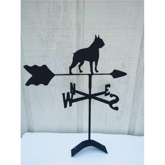 The Lazy Scroll bostonroof Boston Terrier Roof Mount Weathervane