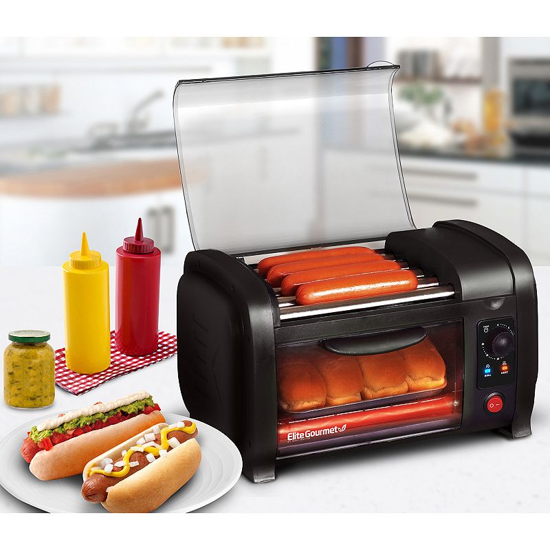 Elite Cuisine Hot Dog Roller / Toaster Oven