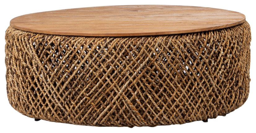 D Bodhi Knut Coffee Table  Brown   Beach Style   Coffee Tables   by LH Imports  Houzz