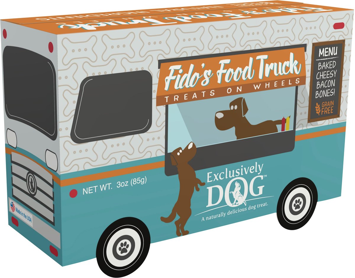 Exclusively Dog Mini Fido's Food Truck Grain-Free Dog Treats