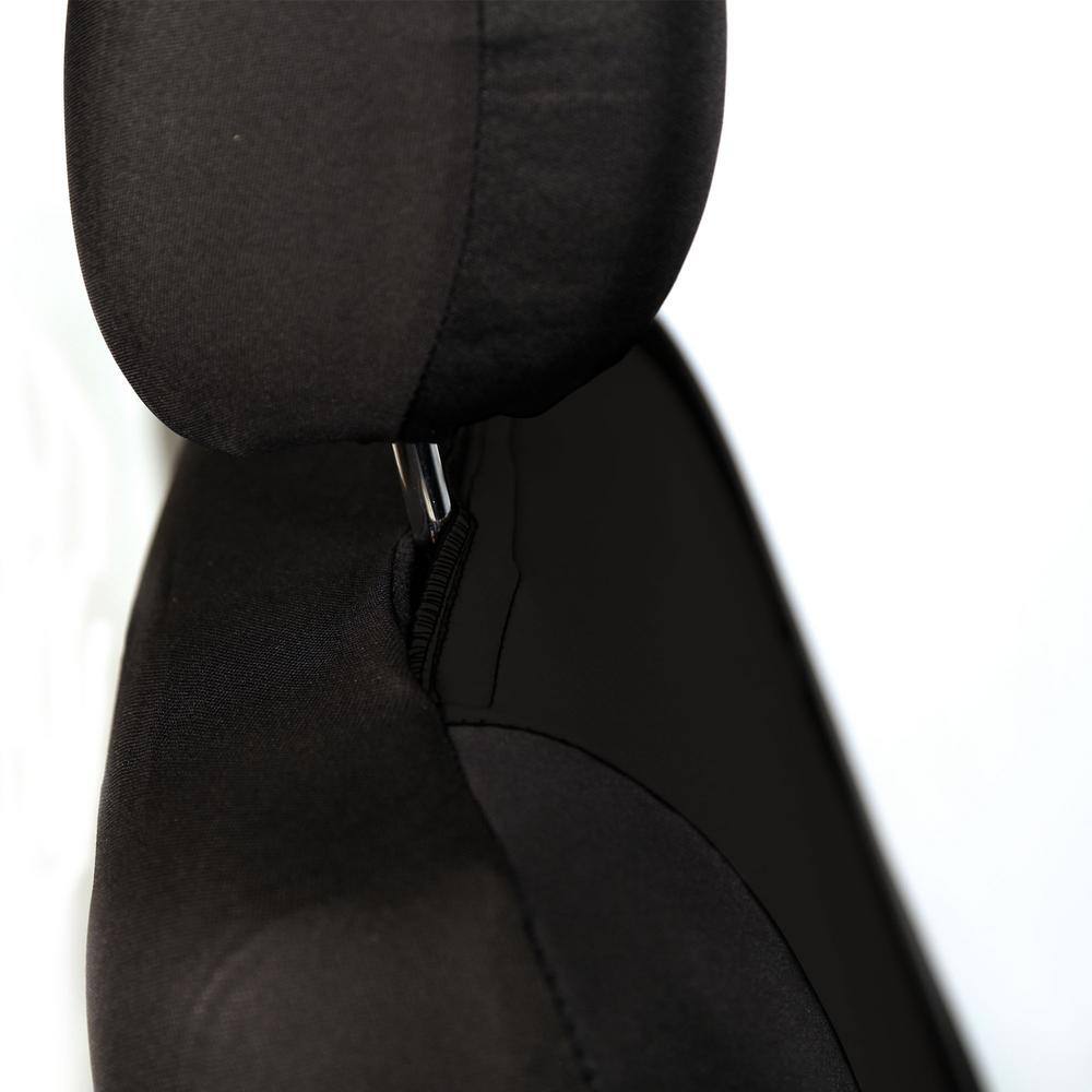 FH Group Neoprene 47 in. x 23 in. x 1 in. Front Set Seat Covers DMFB083102BLACK