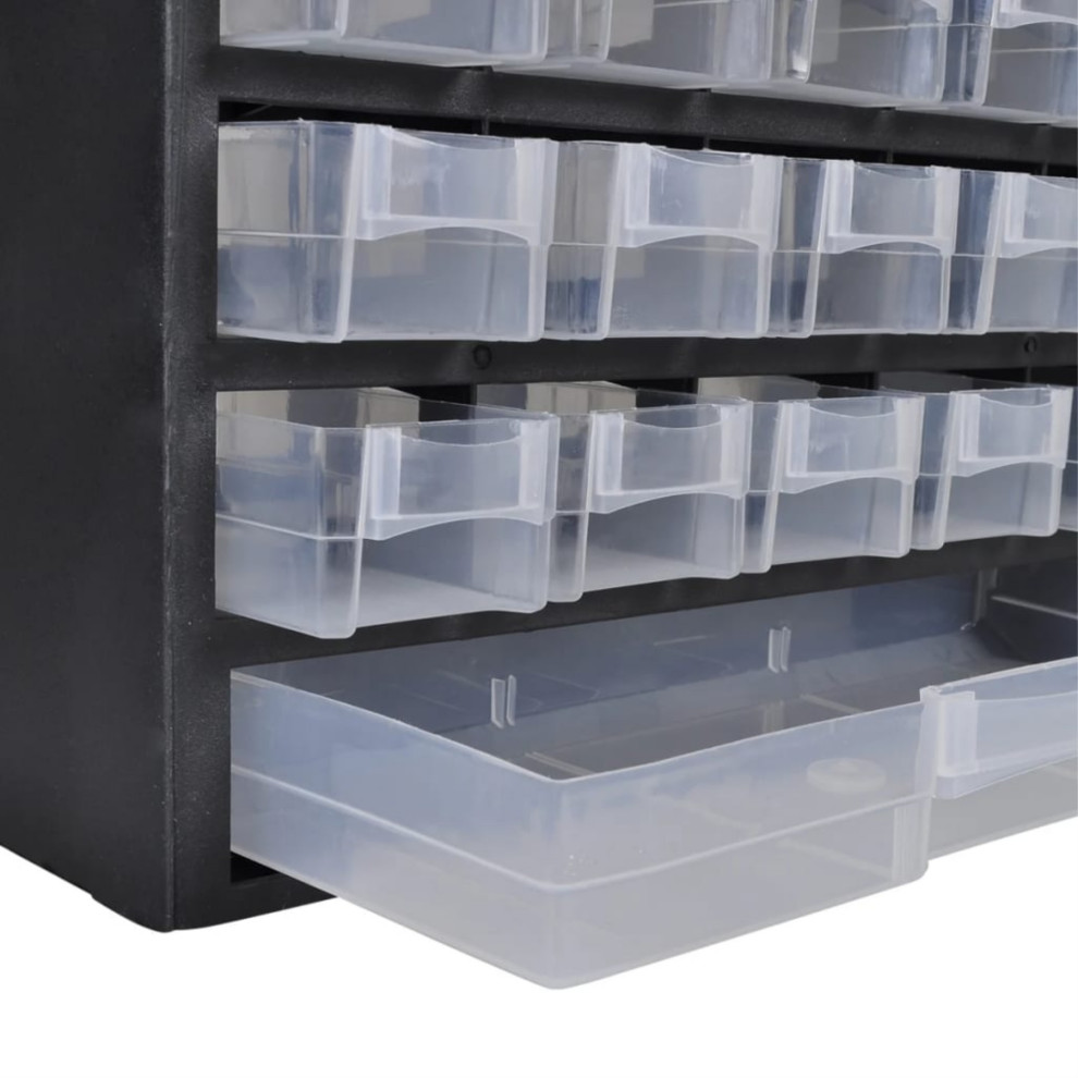 Vidaxl 41 Drawer Plastic Storage Cabinet Tool Box   Accent Chests And Cabinets   by VirVentures  Houzz