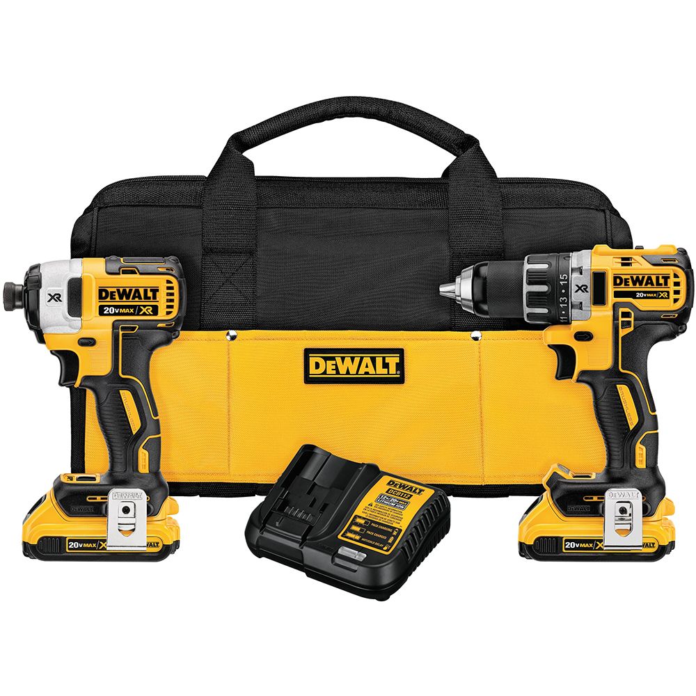 Dewalt DCK283D2 20V MAX XR Brushless Cordless Compact Drill