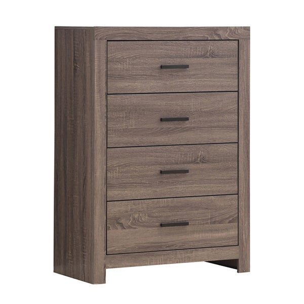 Geary 4-piece Panel Bedroom Set with 2 Nightstands and Chest - - 34935982