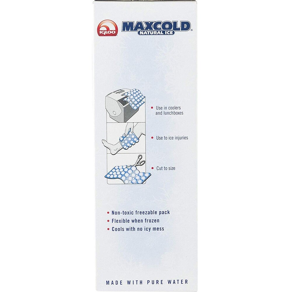 IGLOO MaxCold 44 Cube Natural Ice Sheet   Blue