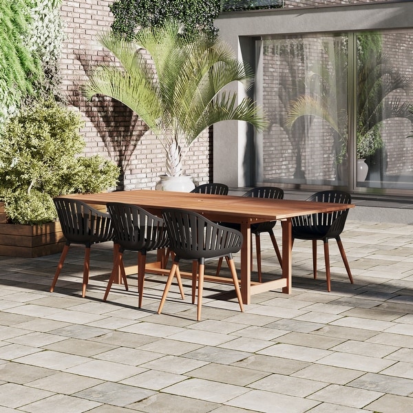 Amazonia 100% FSC Certified Wood Sant Louis Outdoor Patio Dining Set