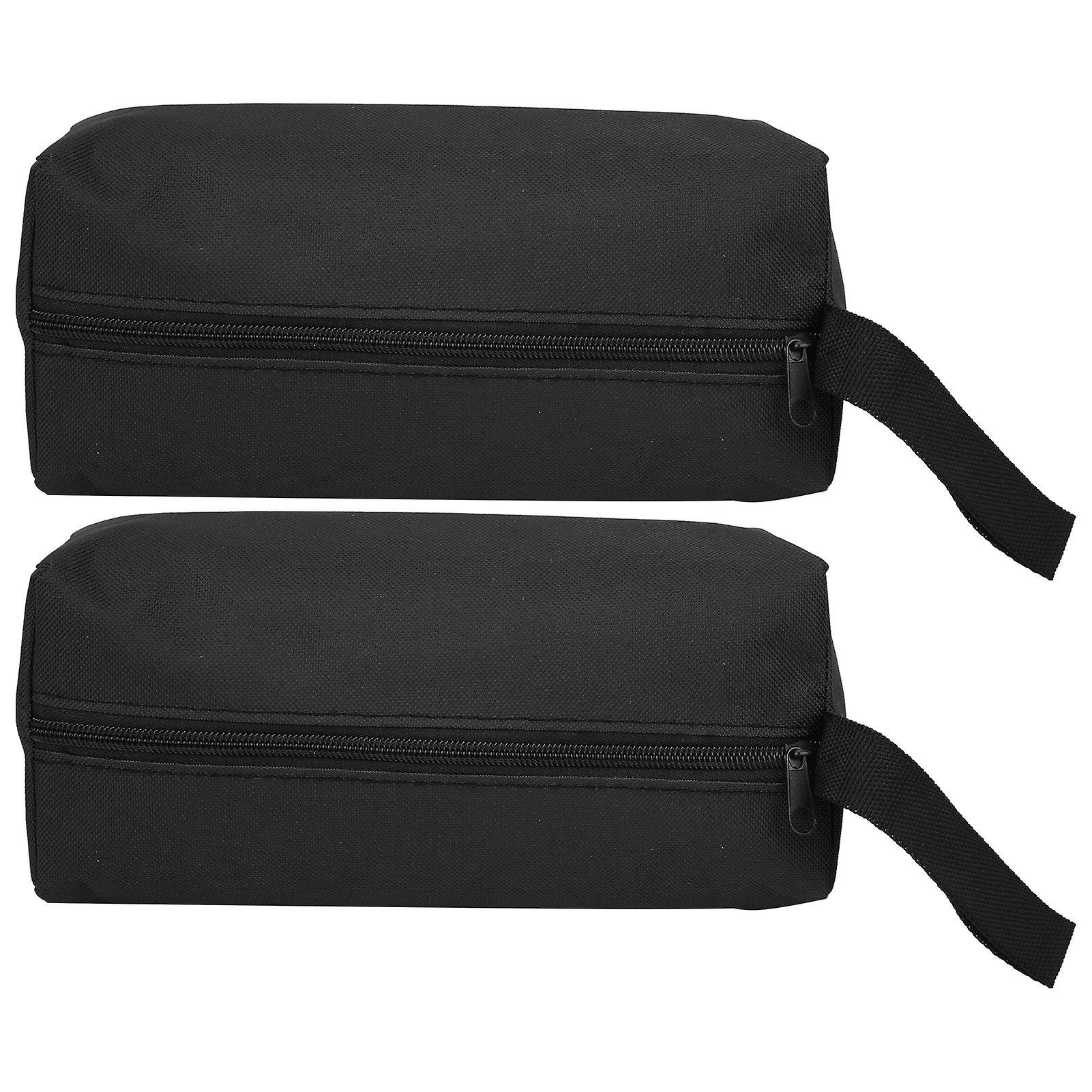 2pcs S Size Portable Handheld Tool Storage Bag Repair Hand Tools Organizer With Wristband(black )