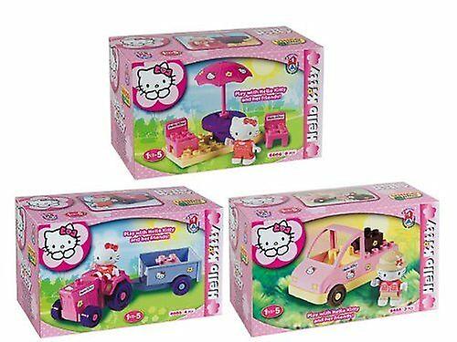 Hello kitty bricks and block set of 3(different boxes)