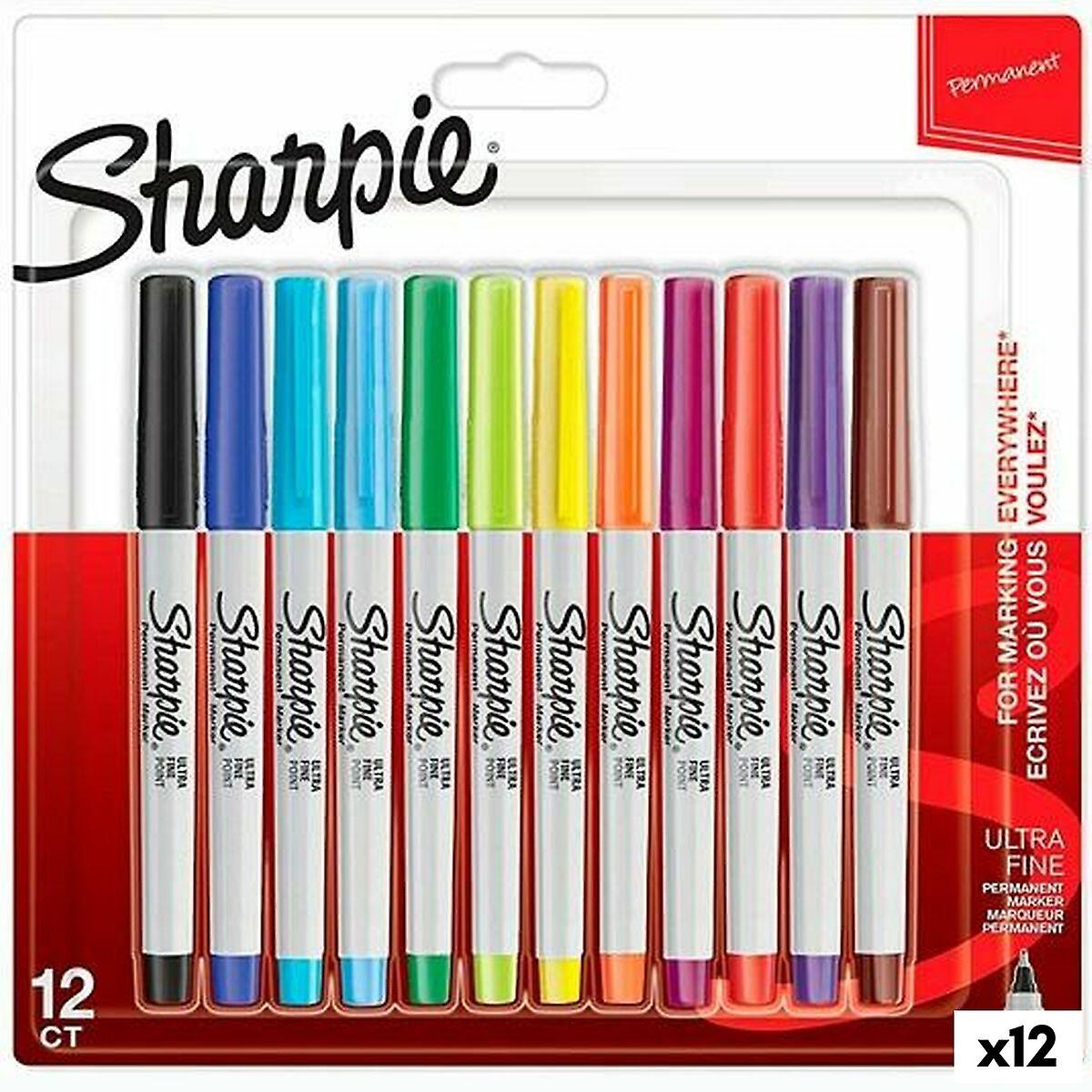 Set of Felt Tip Pens Sharpie Multicolour 12 Pieces 0，5 mm (12 Units)