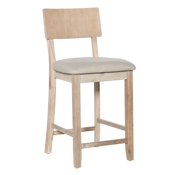 Loren Grey Wash Counter Stool - N/A