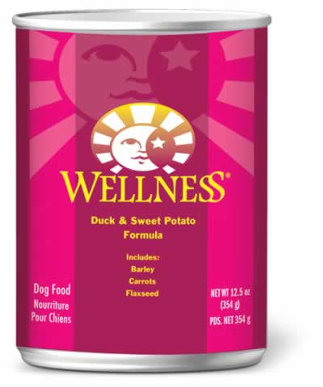 Wellness Complete Health Duck and Sweet Potato Canned Dog Food， 12.5 Oz.