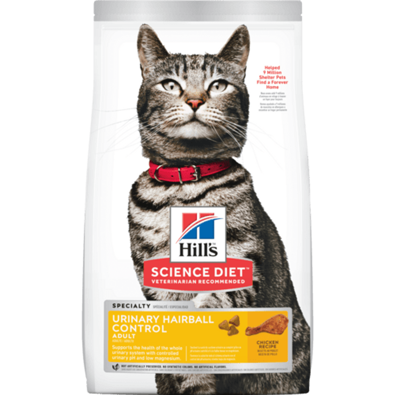 Hill's Science Diet Adult Urinary Hairball Control Dry Cat Food