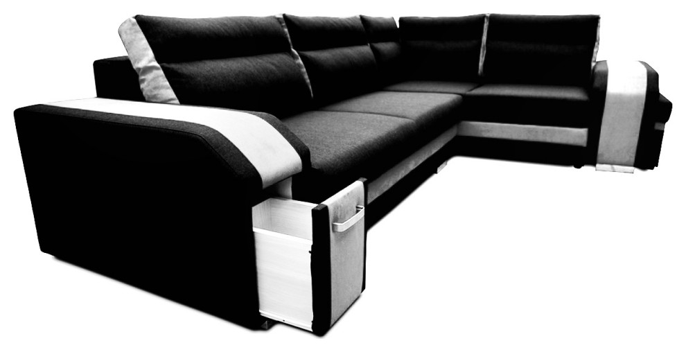 LUCIAN Sectional Sleeper Sofa   Modern   Sleeper Sofas   by Table World  Houzz