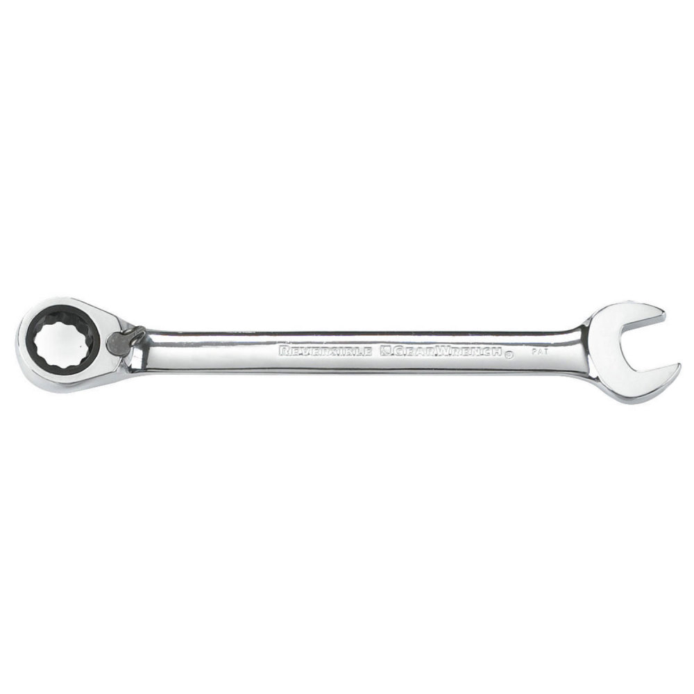 Reversible Ratcheting Combination Wrench， 1/2 In. ;