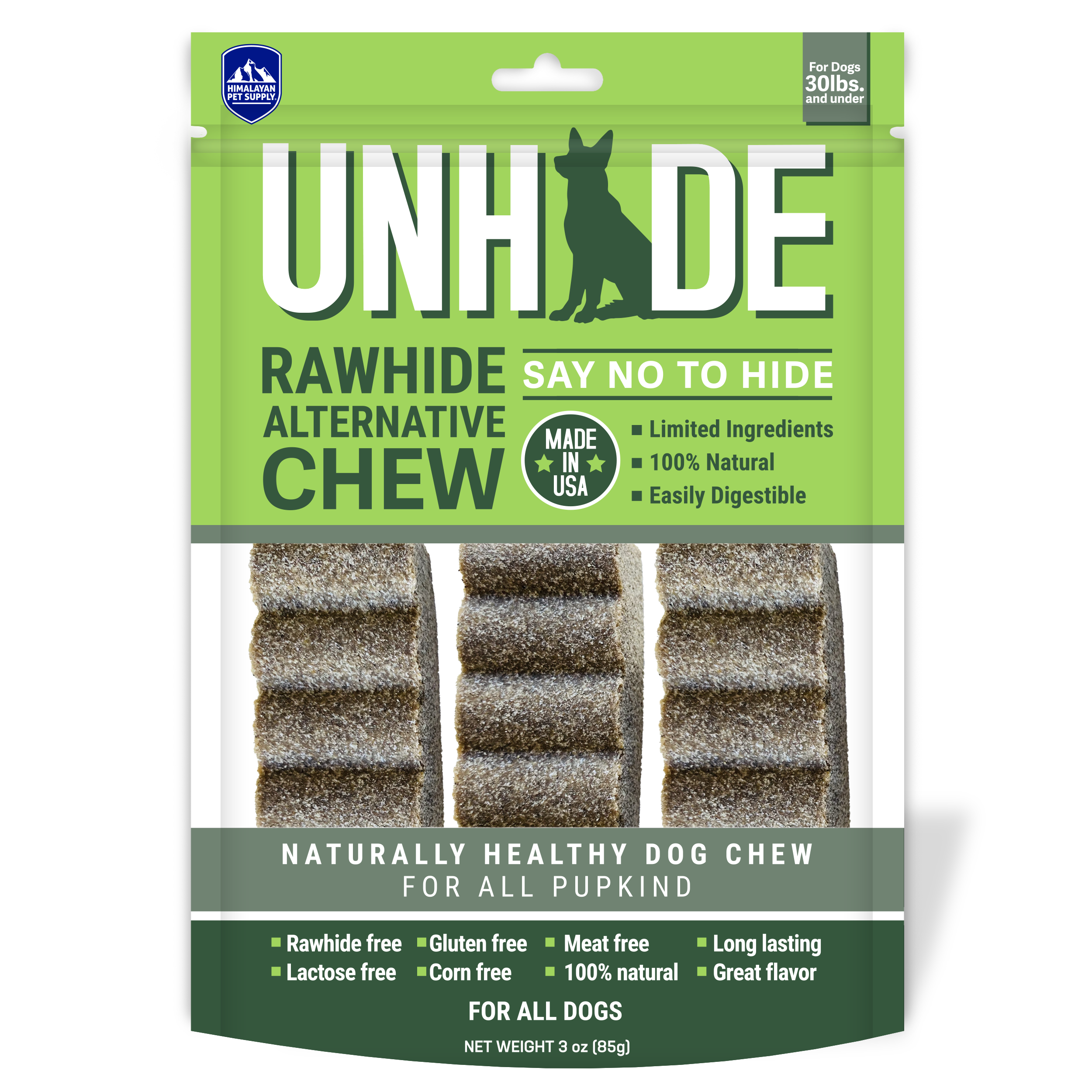 Himalayan Pet Unhide Rawhide-Free Dog Chew; Paw Naturals