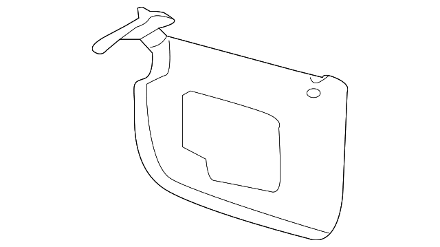 Genuine OE Ford Sun-Visor - CJ5Z-7804104-DC