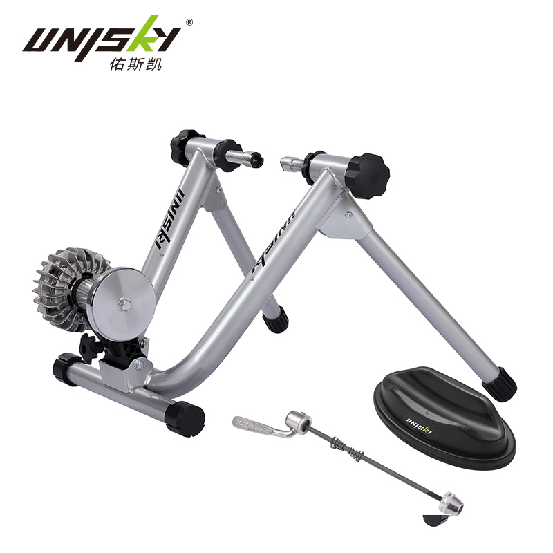 Foldable Steel Material Unisex Home Exercise Bike Trainer Exercise Stand