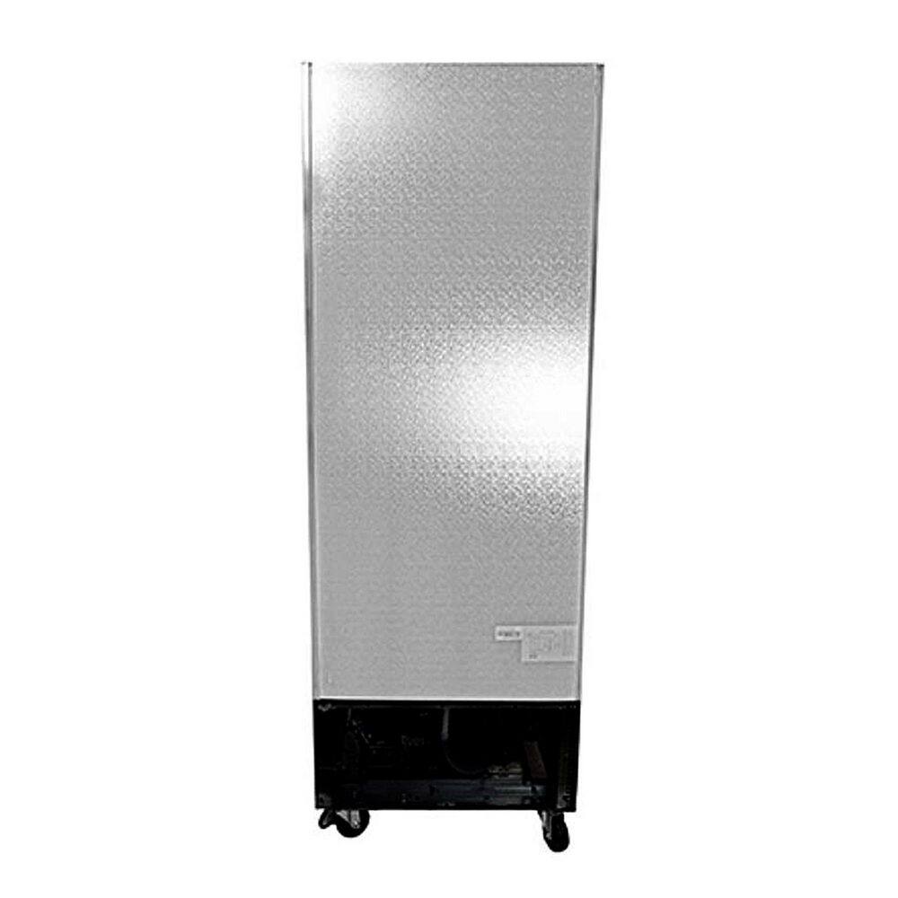 Cooler Depot 29 in. W 23 cu. ft. Single Glass Door Commercial Merchandiser Refrigerator in Stainless Steel CFD1R